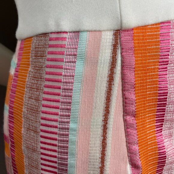 Anthropologie Hutch Dress Kayln Halter Tank Colorful White Sz 4 Faux Wrap Skirt - Picture 13 of 16